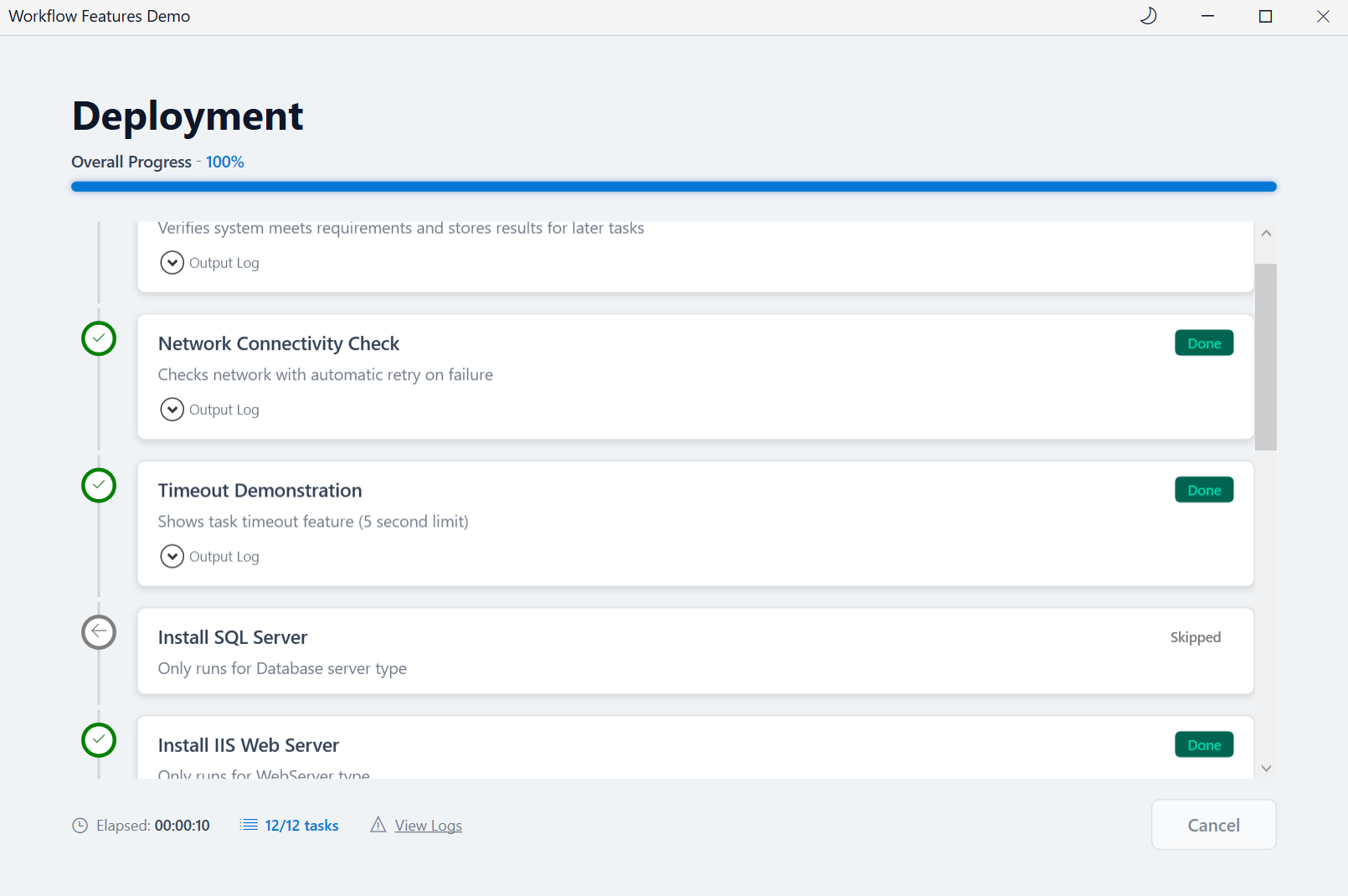 Workflow Execution